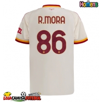 Camisa de Futebol AS Roma Rodrigo Mora #86 Equipamento Secundário 2026-27 Manga Curta